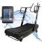 Gym+Equipment running machine  cross fit air self-powered curved treadmill with high-end console and resistance system