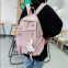 Schoolbag female Korean high school students backpack female Japanese large capacity nylon leisure backpack trend