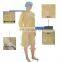 CE AAMI PB70 LEVEL 2 impervious yellow waterproof gown
