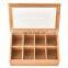 Useful vintage chest empty wooden gift storage tea box