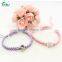 Saints knotted cord bracelet