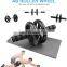 Factory Wholesal Ab Roller Wheel Set with Hand Gripper Jumping Rope Knee Pad Mat and Carrying Bag Fitness Equipment for Home Gym