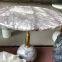 Tea table stone pier