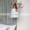 Nordic Belt Wood Wall Lamp Metal Simple Black White Wall Light Indoor Decorative Lighting