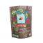 Custom Printed Resealable Matt Black Aluminum Foil 250g 1kg 12oz Stand Up Coffee Tea Packing Bag With Degassing Valve