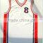 sublimation best customized basketball uniforms design v NECK
