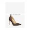 New latest suede design handmade high heel pointed toe heel women court shoe sandals