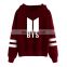 Plus size OEM Free SampleChampion Men's BTS Loose hooded sweatshirt with BTS printing
