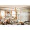 5518 European Classic design Bedroom Furniture King size bed wooden frame bed Set