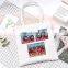 Reusable eco friendly custom print squid game handbag canvas pop tote bag