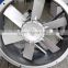 High Temperature Axial Flow Fan Industrial Exhaust With Aluminum Axial Fan Blades