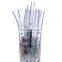 Unique Creativity Branded Christmas Party Valentines Day Reusable Crystal Eco Glass Straws
