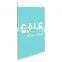 Wall Mounted  8.5 x 11 Clear Acrylic Sign Holder with Screws Custom Acrylic Sign Holder