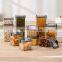 Air-tight oatmeal storage cans stackable plastic food container boxes with venthole in the cover