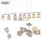 HUAYI China Factory Good Price Big Modern Style Home Villa Decoration E14 60W Pendant Lamp