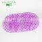 Plastic anti slip bath mat safety ellipse massage home mat