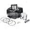 Motorcycle piston kit for motor BIZ 100CC