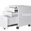cold roll steel plate lockable safety security 3 drawer mobile storage cabinet