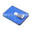 Luxury High Quality Genuine Ostrich Skin Leather RFID Credit Card Holder Wallet with money clip