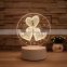 Decoration Customized Led 3d Night Lamp Wooden 3d RGB  Led Color Light Visual Birthday Christmas Gift Night Acrylic Lights