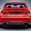Genuine Body Kits For Audi A3 Modification RS3 Front Car Bumpers With Grille Flog Lamp Grille Front Lip Rear Diffuser With Tips