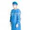 Disposable Contact level 1 isolation gown non woven pe coated for Health-Care Workers & Patients