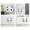 MEOW LOVE Panda-Shaped Cat Scraper The Cat Corrugated Scraper of The Vertical Can Be Attached Wall Decorate Without Shavings.