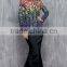 Long Sleeve Digital Printing Crepe Cheap Muslim Dress