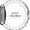 Fashion Luxury Wristband Men Metal Stainless Steel Loop Smart Watch Band Straps for IWatch 8 9 ultra 49mm (no Watch)
