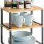 Bamboo Spice Rack Kitchen Organizer Pantry Shelf Kitchen Storage Counter Shelves Spice Rack