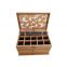 High quality mirror glass wooden jewelry box