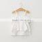 2016 hot sale little girls dress ramie cotton fabric off-shoulder two colors kids girls summer dresses