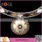 BOKA New Arrival colorful crystal rhinestone neckline,embroidery collar with diamond applique