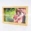 Simple 5x7 size rectangle wooden picture photo frame