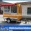 Commercial good quality mobile fast food cart/towable food trailer with big wheels for sale