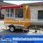 New Style Hamburgers Food Cart 2Wheels kiosk for food Fast food trailer design