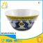 wholesale golden decal print 6" round melamine salad bowl