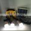 4W6V Mini solar lighting kit with flashlight