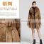2016 Hot sale New fashion fake Suede fur coat