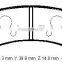 high quality MD8303 japanese cars semi-metal BRAKE PAD                        
                                                                                Supplier's Choice