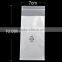 self adhesive clear cpe packaging plastic bags with custom printing