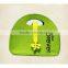 2015 Custom 3mm thick felt tote bag for shopping,pu handle