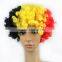 Clown Afro Wig Rainbow Red Orange Green Blue Purple Clueless Circus Unisex