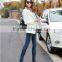 Autumn Women Fashion jeans high Waist Slim Holes Ripped Casual Ladies Long Jeans sexy skinny pencil pants