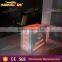 tempered glass wedding LED reception table welcome table