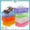 Custom Made Practical Plastic Clear Storage Shoe Box drop front shoe box