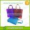 laminated nonwoven bag/pe cover pp non woven shopping bag/7 colors logo lamination non woven bag