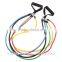 11pcs/set Latex Resistance Bands Fitness Exercise Elastic Training Tube Rope Yoga Pull Rope ABS Workout Cordages