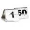 Double Sign Table Number Holders Stainless Steel Display Stand                        
                                                Quality Choice