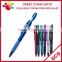 Promotional Plastic Painted Metal Customized Logo Luxury Gift Ball Point Click Pen with Aluminum Grip